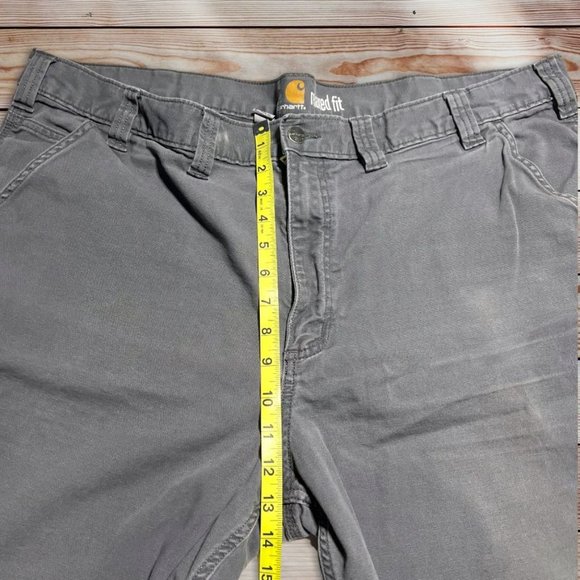 Carhartt Gray Carpenter Shorts Waist 44 - Picture 4 of 8